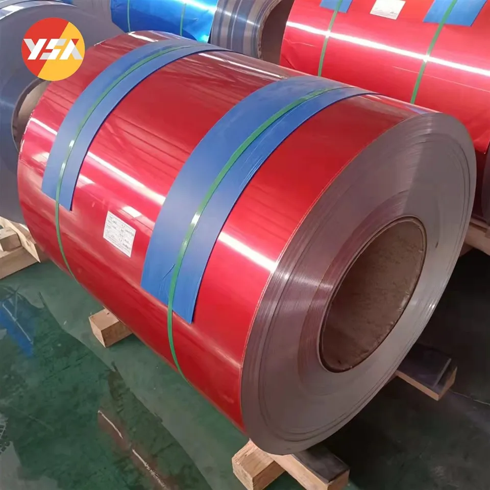 Red color coated aluminum coil