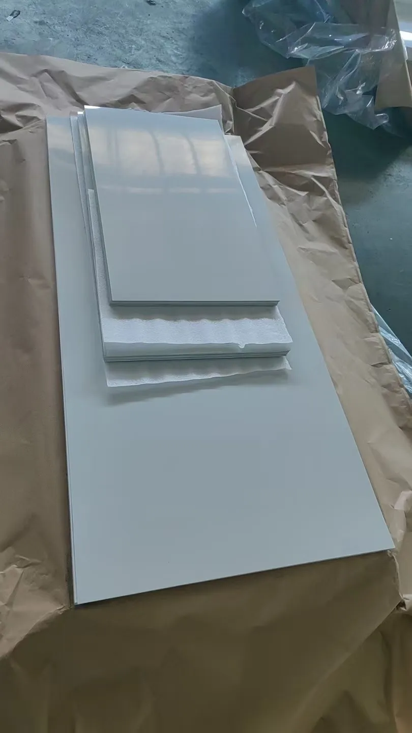 White color aluminum sheet