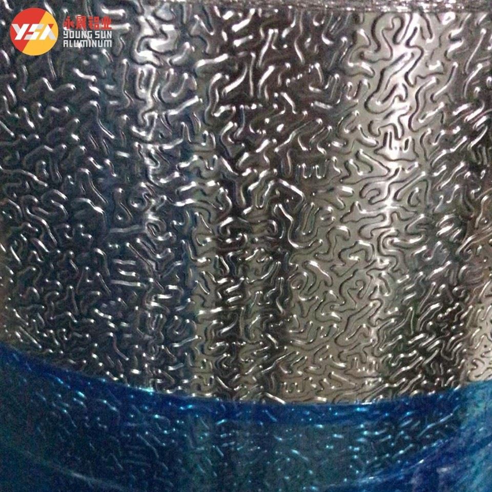Orange Peel Embossed Aluminum Foil factory